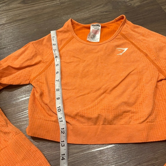 Gymshark Orange Long Sleeve Top - Picture 4 of 4
